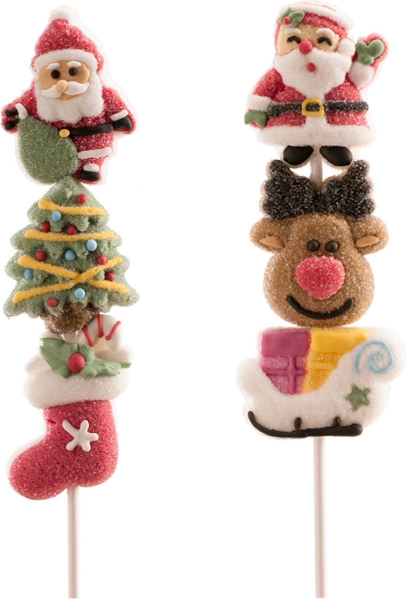 DEKORA - Kerstmis marshmallow stokje - Decoratie > Snoepjes